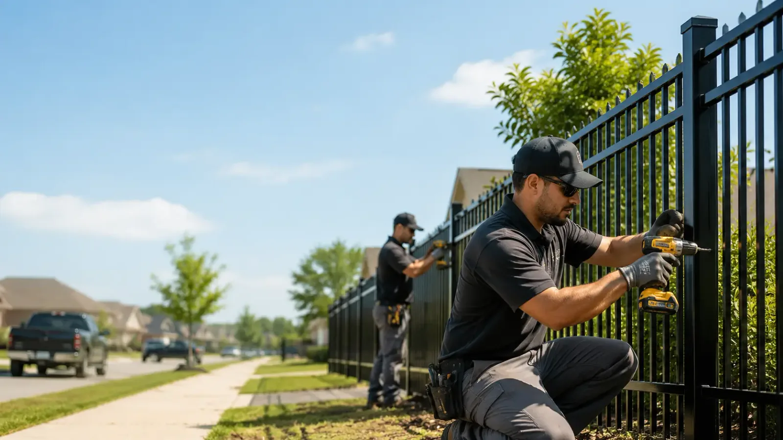 Metal Fence Installation in Benton, KY